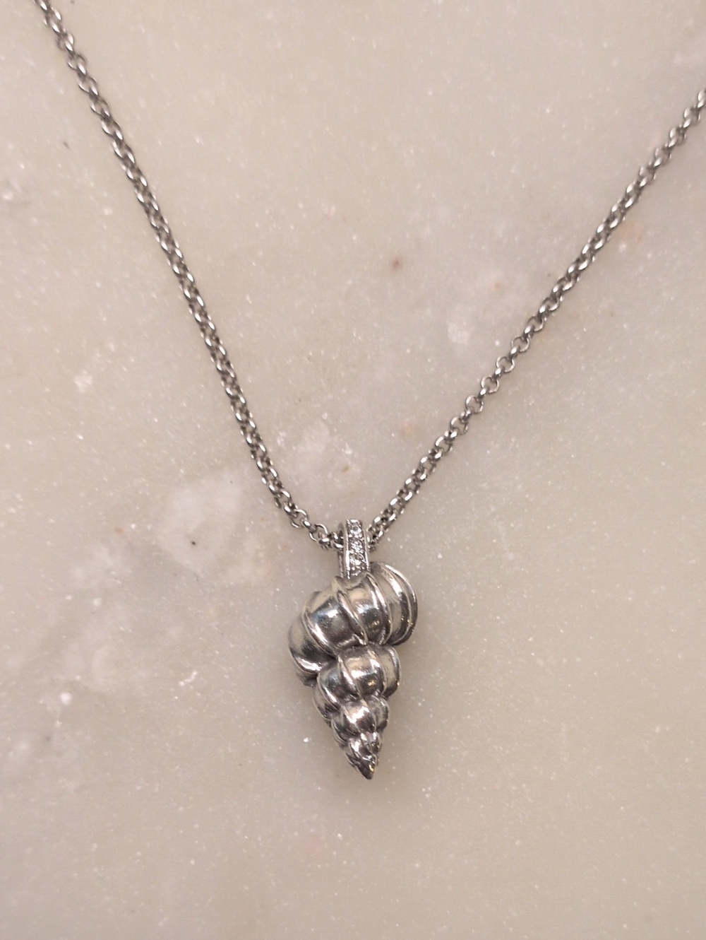 Brighton Spiral Cone Shell "Wentletrap" Necklace - Shells Around The World